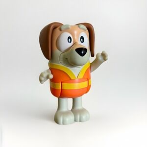 Bluey Garbage Trash Truck Bin Man Toy Figure Posable Character